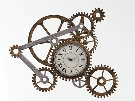 FURNITURE 3D MODELS – Clock Wall Sculpture