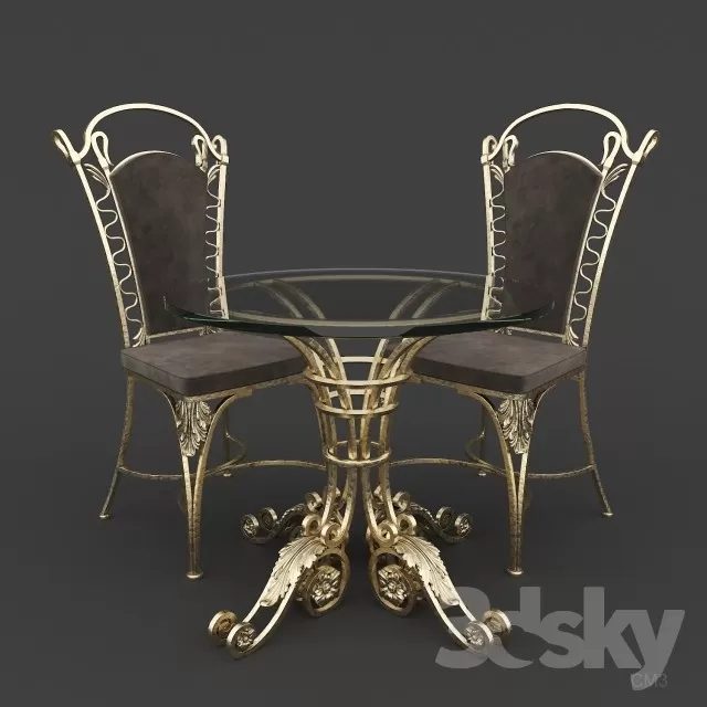 3DSKYMODEL – Dining Table sets – 3962