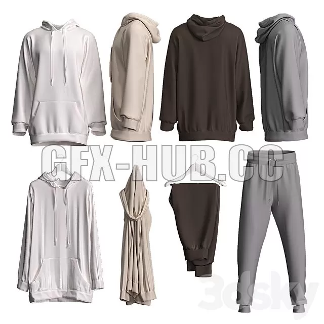 FURNITURE 3D MODELS – Clothes Set 2