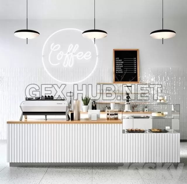 FURNITURE 3D MODELS – COFFEE SHOP 4