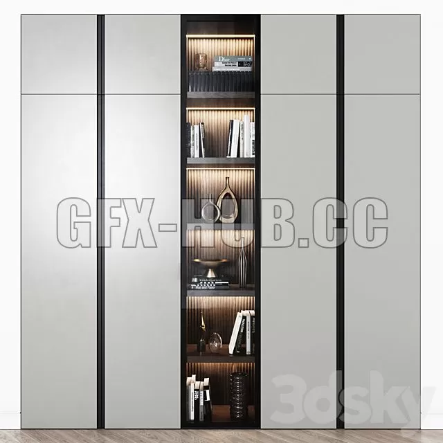 FURNITURE 3D MODELS – Contemporary Wardrobe 16 FURNITURE 3D MODELS – Contemporary Wardrobe 16