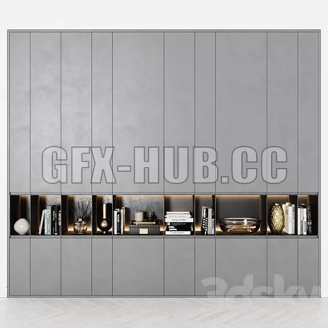 FURNITURE 3D MODELS – Contemporary Wardrobe 26 FURNITURE 3D MODELS – Contemporary Wardrobe 26