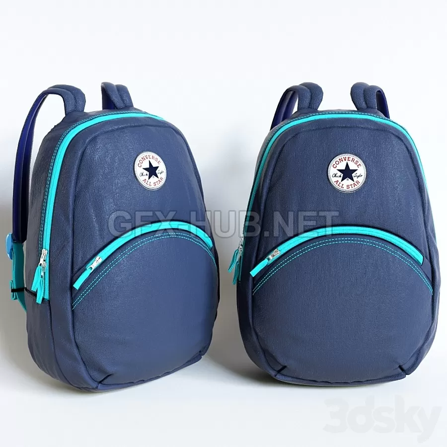 FURNITURE 3D MODELS – Converse Backpack FURNITURE 3D MODELS – Converse Backpack