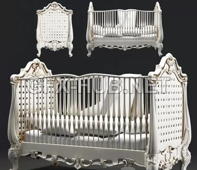 FURNITURE 3D MODELS – Cradle 5852 FURNITURE 3D MODELS – Cradle 5852
