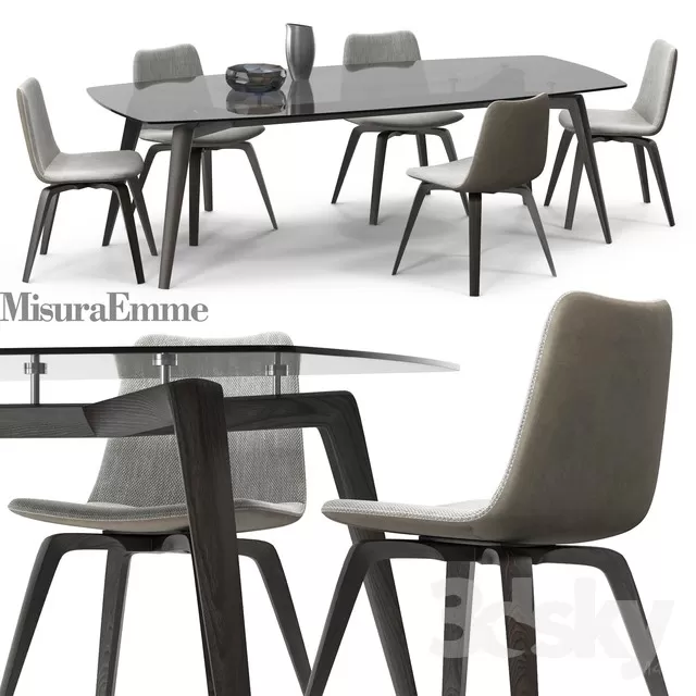 3DSKYMODEL – Dining Table sets – 3976
