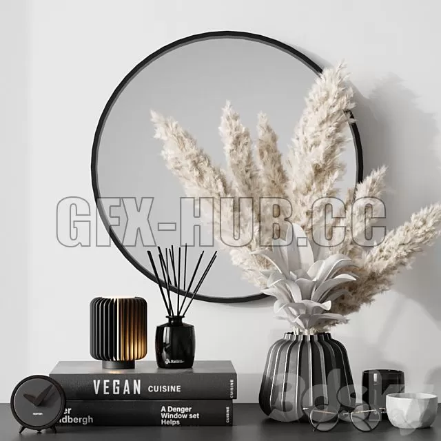 FURNITURE 3D MODELS – Decor Set 000003 FURNITURE 3D MODELS – Decor Set 000003