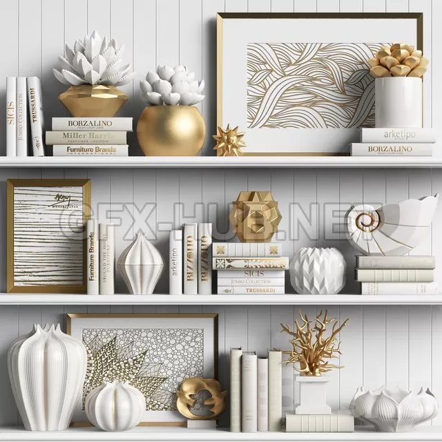 FURNITURE 3D MODELS – Decor Set 14 FURNITURE 3D MODELS – Decor Set 14