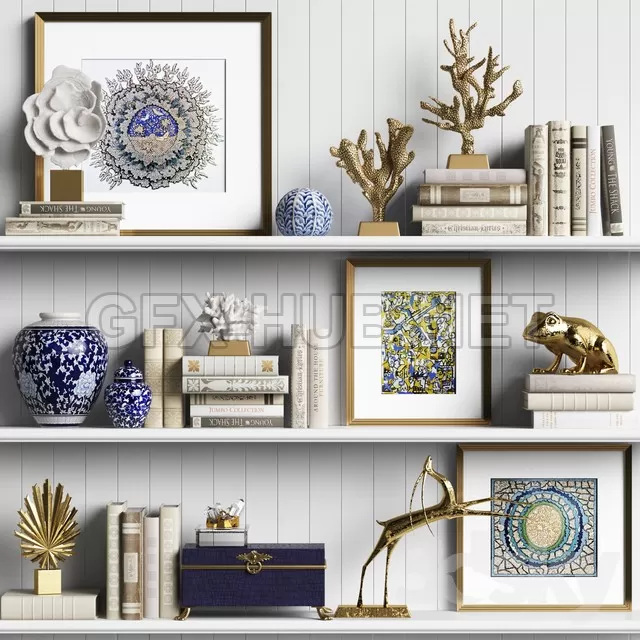 FURNITURE 3D MODELS – Decor Set 16 FURNITURE 3D MODELS – Decor Set 16