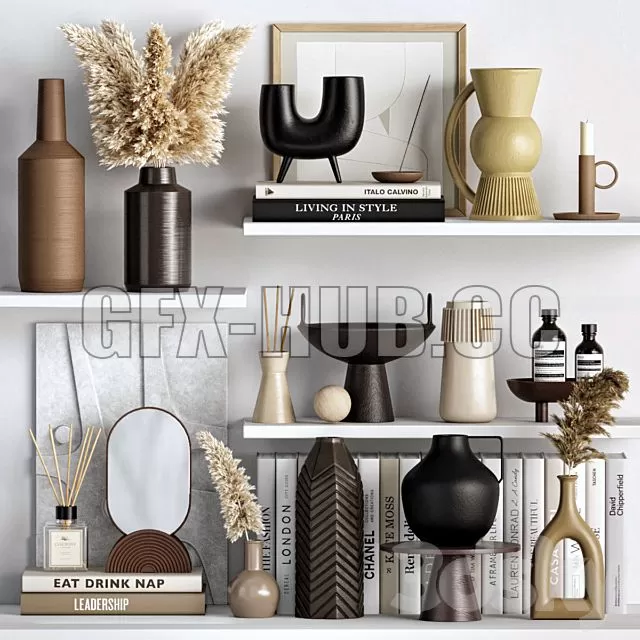 FURNITURE 3D MODELS – Decor Set 43 FURNITURE 3D MODELS – Decor Set 43