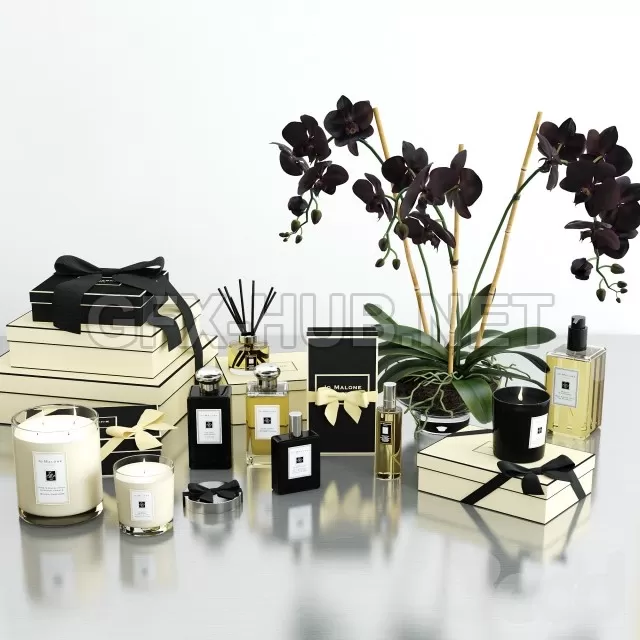 FURNITURE 3D MODELS – Decor set Jo Malone FURNITURE 3D MODELS – Decor set Jo Malone