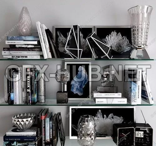 FURNITURE 3D MODELS – Decoration Set 05 FURNITURE 3D MODELS – Decoration Set 05