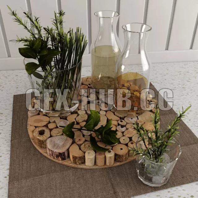 FURNITURE 3D MODELS – Decorations for the kitchen FURNITURE 3D MODELS – Decorations for the kitchen