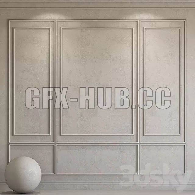 FURNITURE 3D MODELS – Decorative Plaster with Molding 134 FURNITURE 3D MODELS – Decorative Plaster with Molding 134