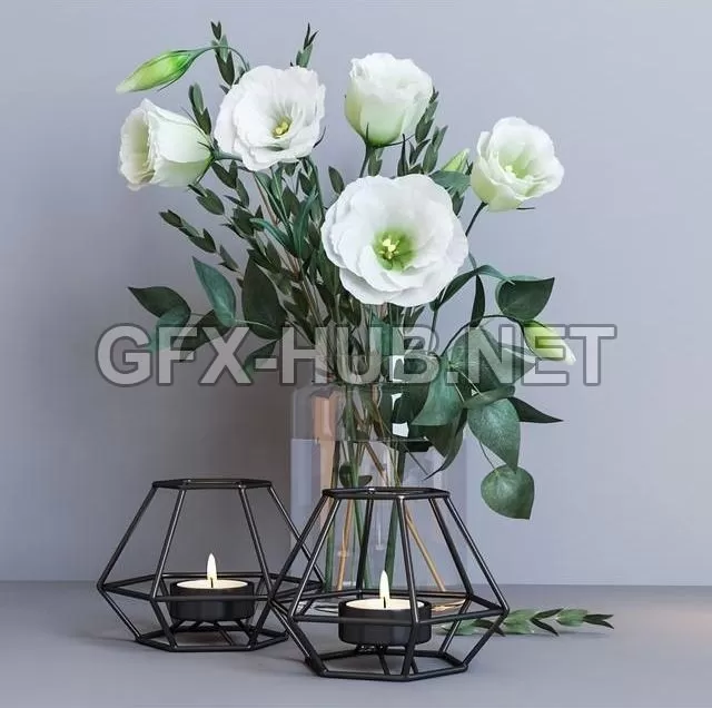 FURNITURE 3D MODELS – Decorative Set 6 FURNITURE 3D MODELS – Decorative Set 6