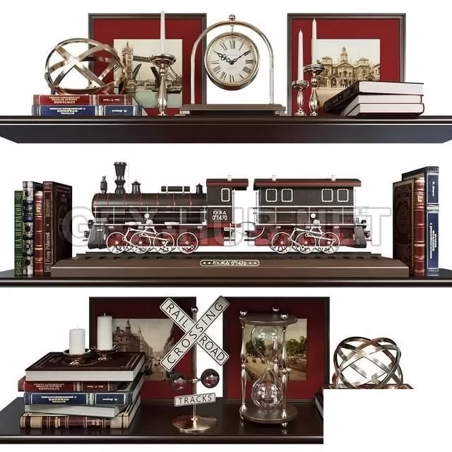 FURNITURE 3D MODELS – Decorative set FURNITURE 3D MODELS – Decorative set