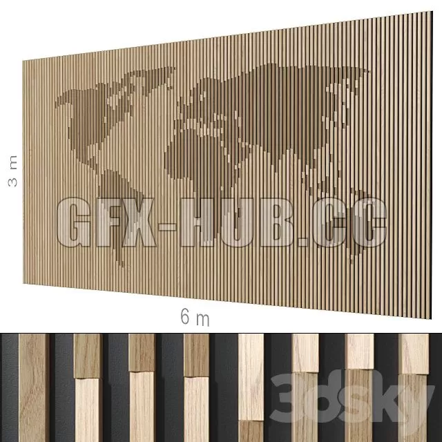 FURNITURE 3D MODELS – Decorative Wall 233 FURNITURE 3D MODELS – Decorative Wall 233
