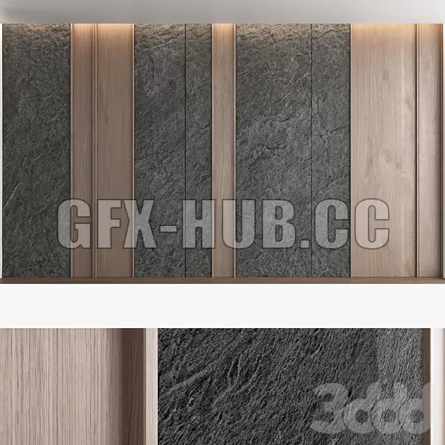 FURNITURE 3D MODELS – Decorative Wall Panel Set 59 FURNITURE 3D MODELS – Decorative Wall Panel Set 59