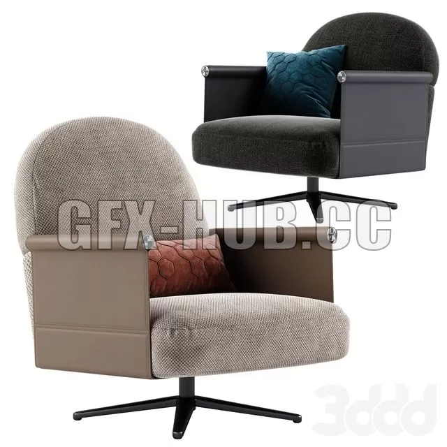 FURNITURE 3D MODELS – Ditre Italia Beyl Armchair
