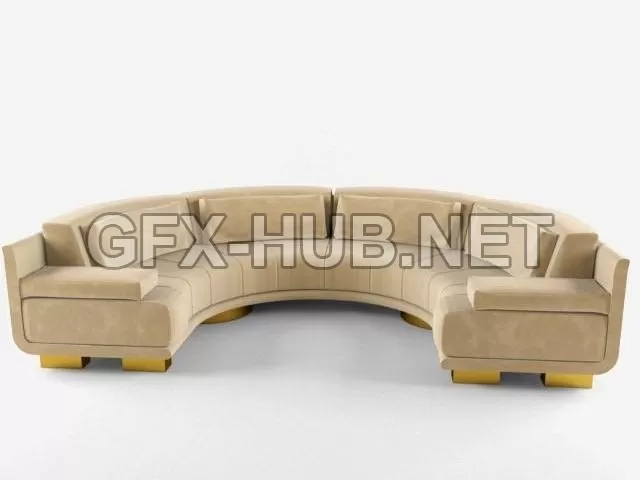 FURNITURE 3D MODELS – Divan Artu Fendi Casa