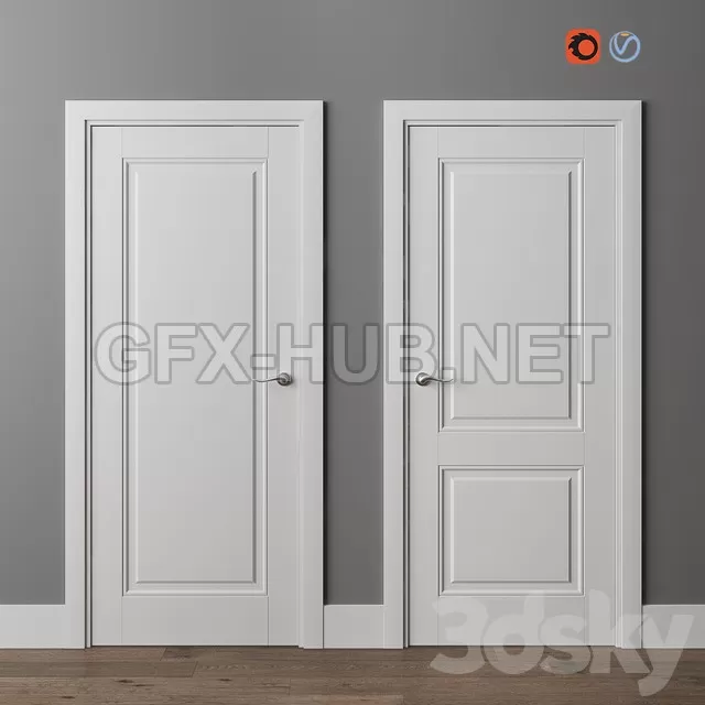 FURNITURE 3D MODELS – Doors Union Riviera 101p 103p