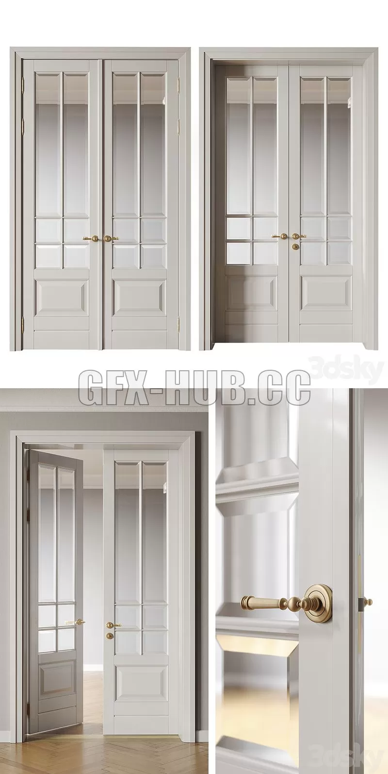 FURNITURE 3D MODELS – Double Leaf Door