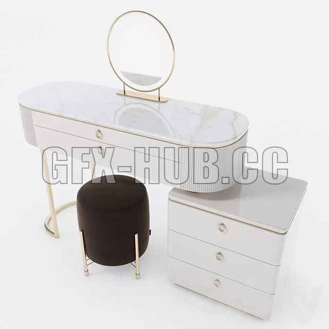 FURNITURE 3D MODELS – Dressing Table 1