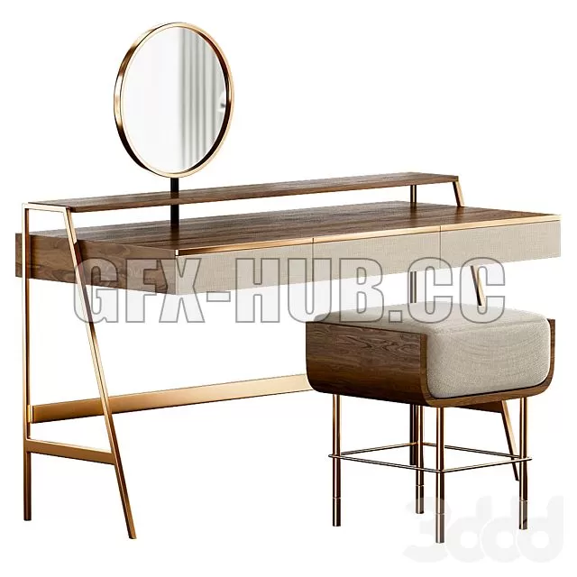 FURNITURE 3D MODELS – Dressing Table VENERE By Gallotti & Radice