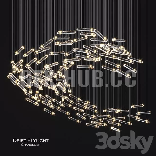 FURNITURE 3D MODELS – Drift Flylight Chandelier 3