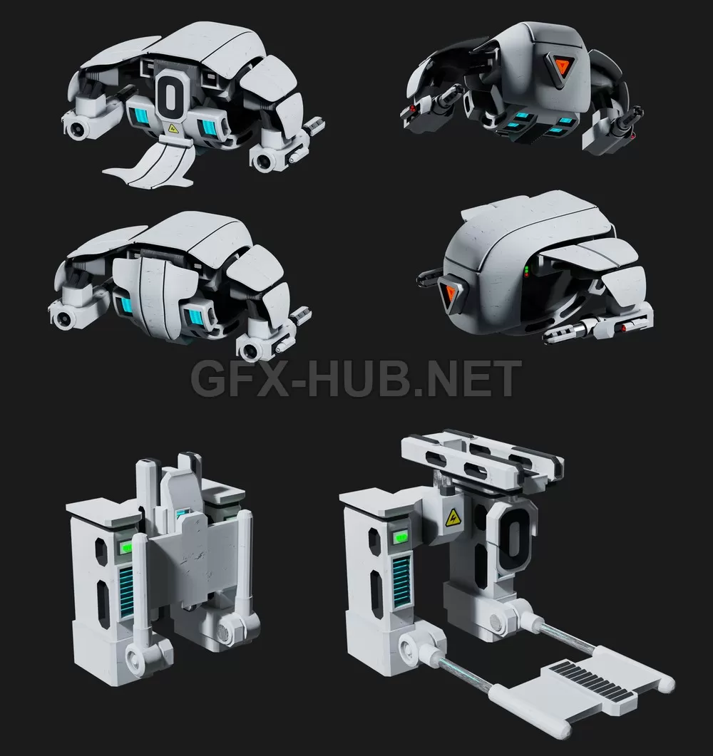 FURNITURE 3D MODELS – Drone + charging