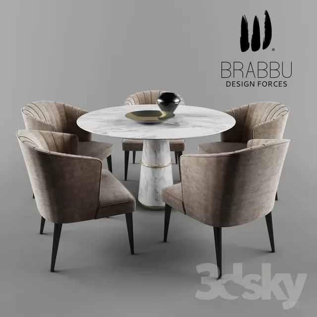 3DSKYMODEL – Dining Table sets – 4009