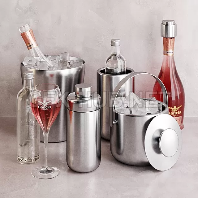 FURNITURE 3D MODELS – Duke Coctail Set