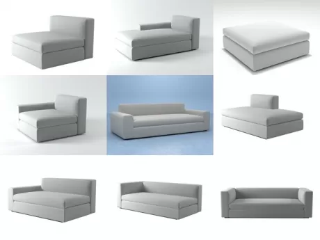 FURNITURE 3D MODELS – Dune Sofa system