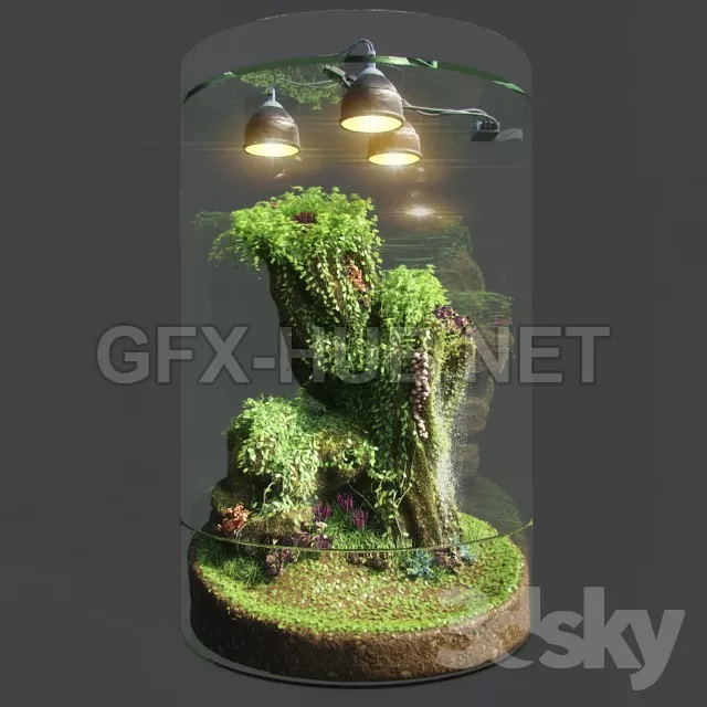 FURNITURE 3D MODELS – Dwarf Florarium