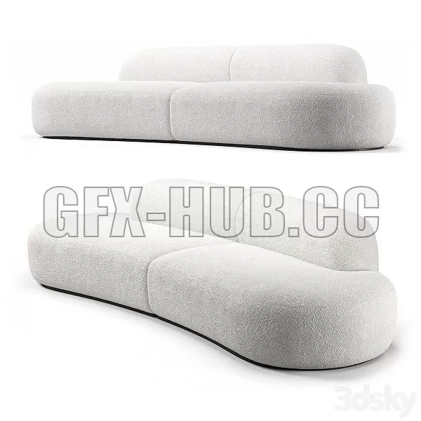 FURNITURE 3D MODELS – Eichholtz Bjorn Sofa S