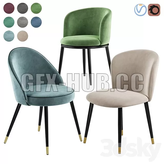 FURNITURE 3D MODELS – Eichholtz Filmore Cooper Volante Chair