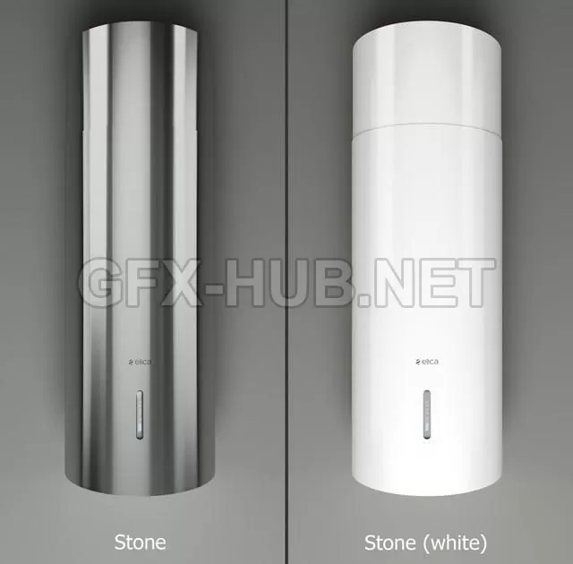 FURNITURE 3D MODELS – Elica – STONE IX A 33 and STONE WH A 33 FURNITURE 3D MODELS – Elica – STONE IX A 33 and STONE WH A 33
