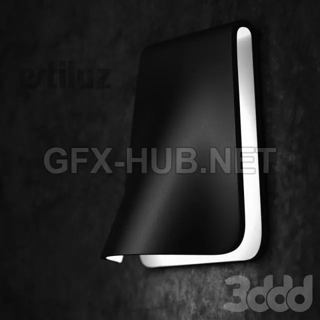 FURNITURE 3D MODELS – Estiluz PLEC A 3060 wall lamp FURNITURE 3D MODELS – Estiluz PLEC A 3060 wall lamp