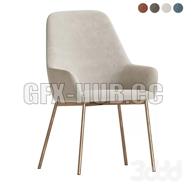 FURNITURE 3D MODELS – Evy II Upholstered Chair FURNITURE 3D MODELS – Evy II Upholstered Chair