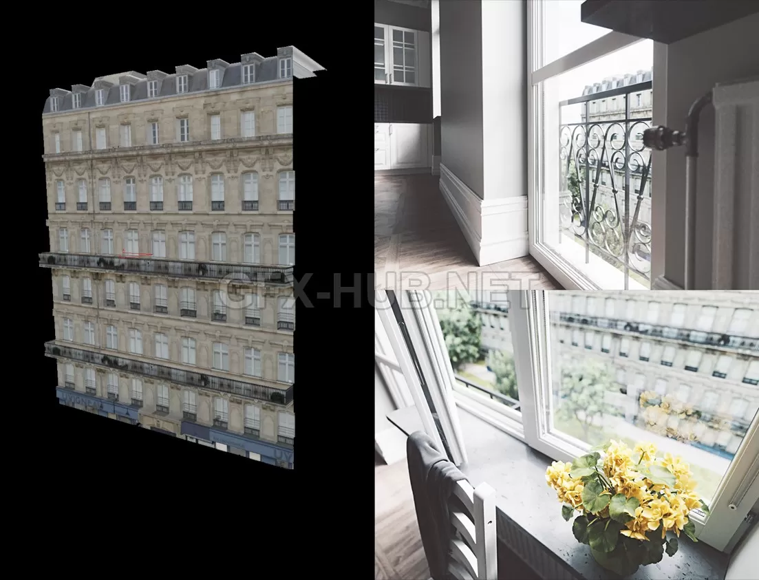 FURNITURE 3D MODELS – Exterior building lowpoly FURNITURE 3D MODELS – Exterior building lowpoly