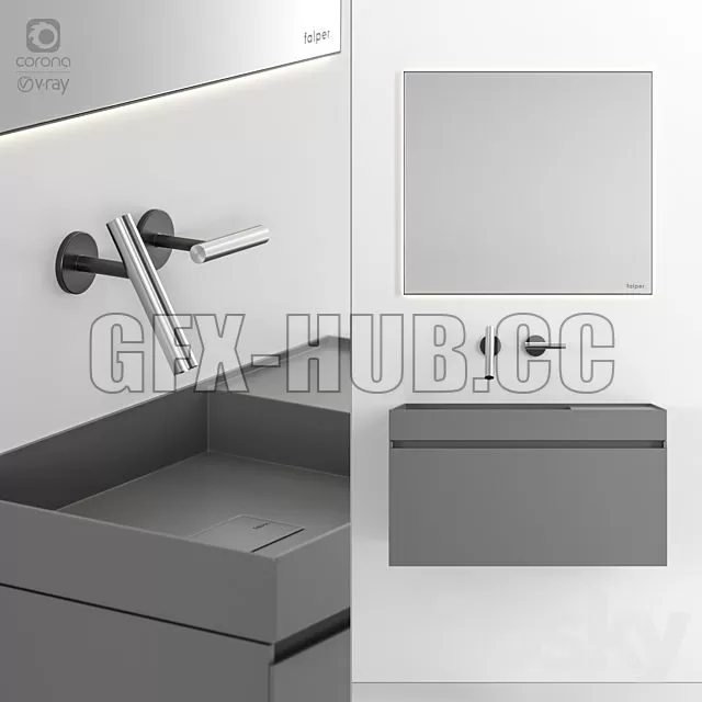 FURNITURE 3D MODELS – Falper Quattro Zero