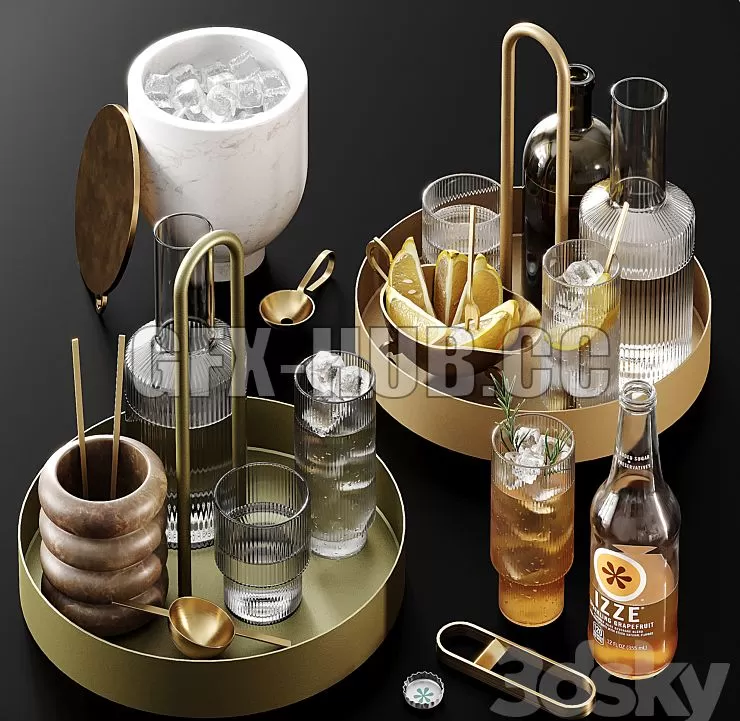 FURNITURE 3D MODELS – Ferm Living Decorative Set