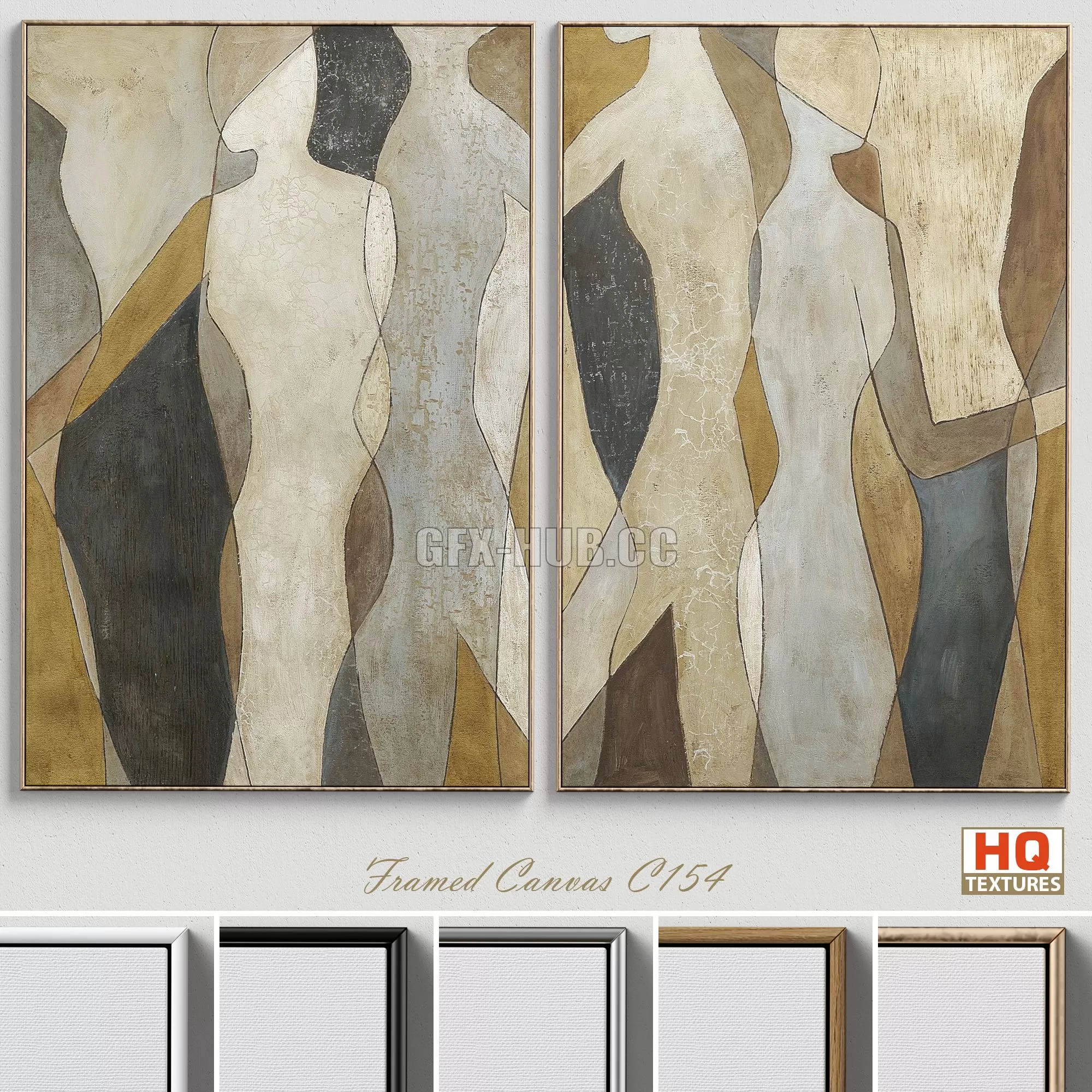 FURNITURE 3D MODELS – Figure Overlay by Megan Meagher Mural Art