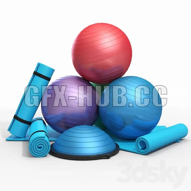 FURNITURE 3D MODELS – Fitness Kit