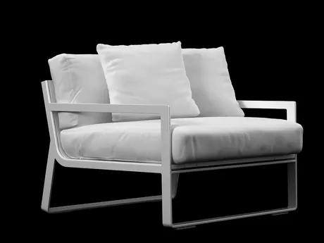 FURNITURE 3D MODELS – Flat armchair