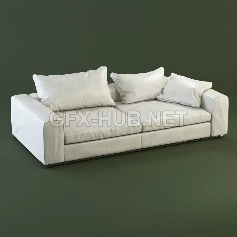 FURNITURE 3D MODELS – FLEXFORM Groundpiece
