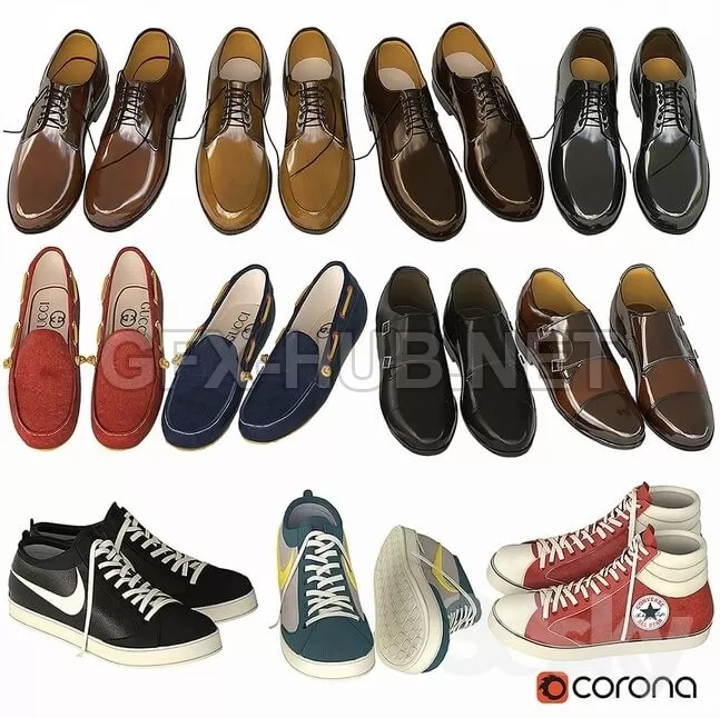 FURNITURE 3D MODELS – Footwear