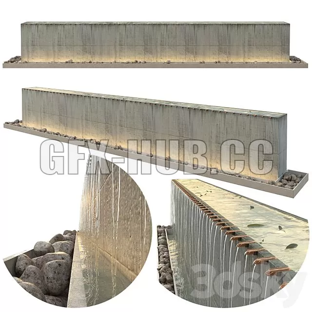 FURNITURE 3D MODELS – Fountain 04