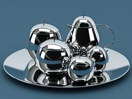 FURNITURE 3D MODELS – Fruit Basket Tea Service