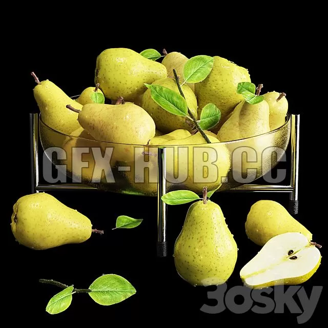 FURNITURE 3D MODELS – Fruits Dish5