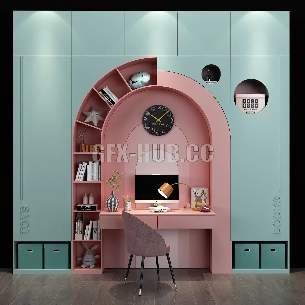 FURNITURE 3D MODELS – Furniture for a Children 053